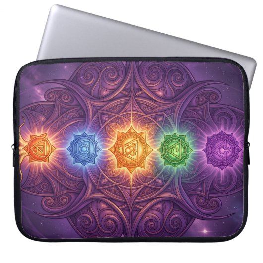 The 7 Chakras´5 Laptopschutzhülle (Vorderseite)
