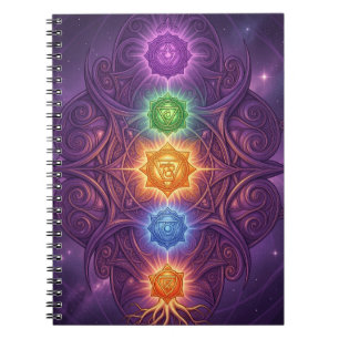 The 7 Chakras´5 Notizblock