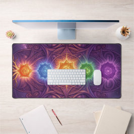 The 7 Chakras´5 Schreibtischunterlage