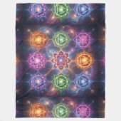 The 7 Chakras´6 Fleecedecke (Vorderseite)