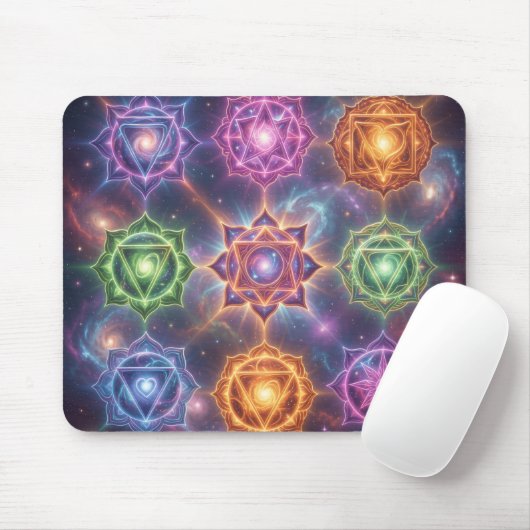 The 7 Chakras´6 Mousepad (Mit Mouse)