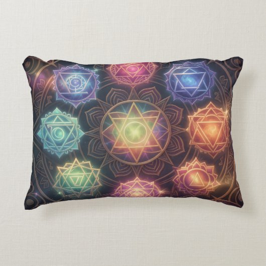 The 7 Chakras´8 Dekokissen (Vorderseite)