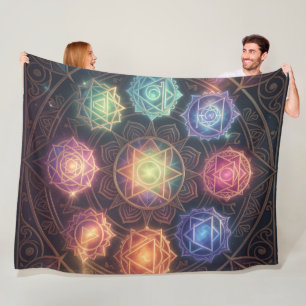 The 7 Chakras´8 Fleecedecke
