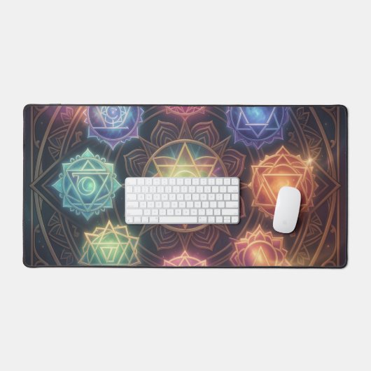 The 7 Chakras´8 Schreibtischunterlage (Tastatur & Maus)