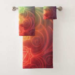 The 7 Chakras´9 Badhandtuch Set