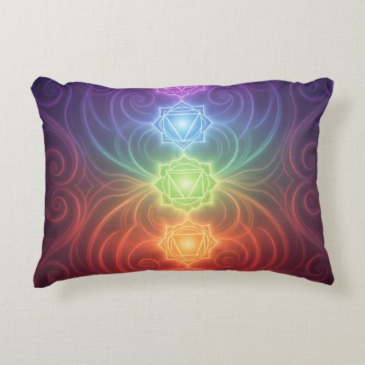 The 7 Chakras´9 Dekokissen (Vorderseite)