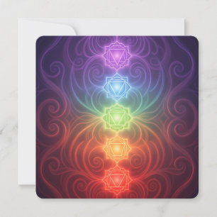 The 7 Chakras´9 Feiertagskarte