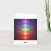 The 7 Chakras´9 Feiertagskarte (Rückseite)