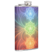 The 7 Chakras´9 Flachmann (Rechts)