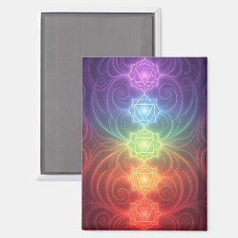 The 7 Chakras´9 Magnet