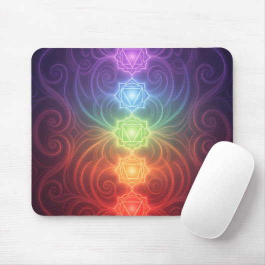 The 7 Chakras´9 Mousepad (Mit Mouse)