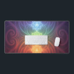 The 7 Chakras´9 Schreibtischunterlage<br><div class="desc">The 7 chakras are energy centers aligned along the spine that influence different areas of life — from safety and creativity to confidence,  love,  communication,  intuition,  and spirituality. When balanced,  they support harmony,  inner strength,  and overall well-being.</div>