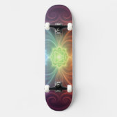 The 7 Chakras´9 Skateboard (Vorderseite)