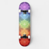 The 7 Chakras´9 Skateboard (Vorderseite)