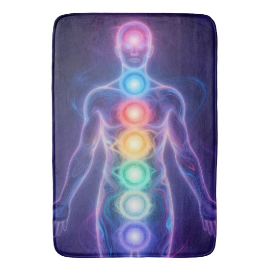  The 7 Chakras Badematte (Vorderseite Vertikal)