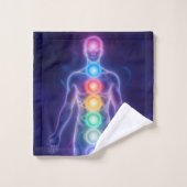  The 7 Chakras Badhandtuch Set (Waschlappen)