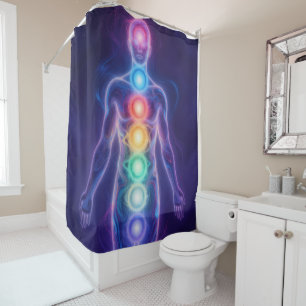 The 7 Chakras Duschvorhang