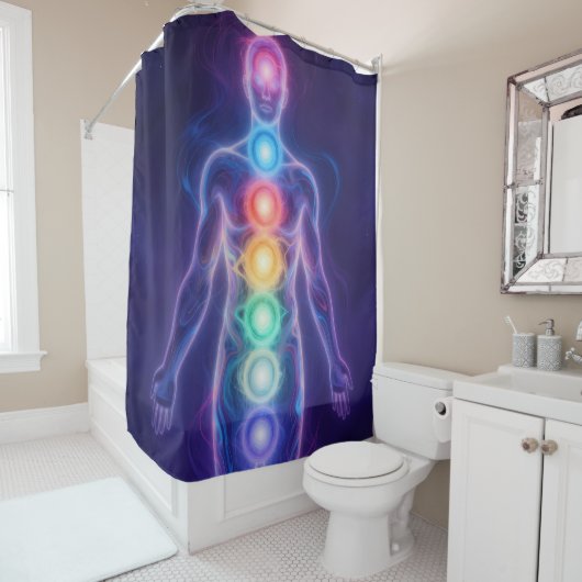 The 7 Chakras Duschvorhang (Beispiel)