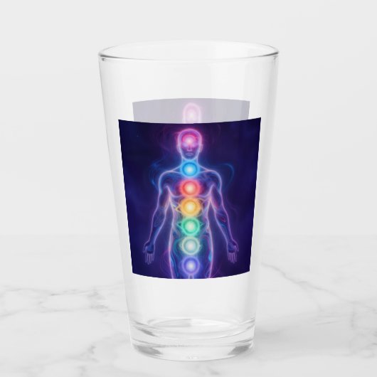 The 7 Chakras Glas (Vorderseite)