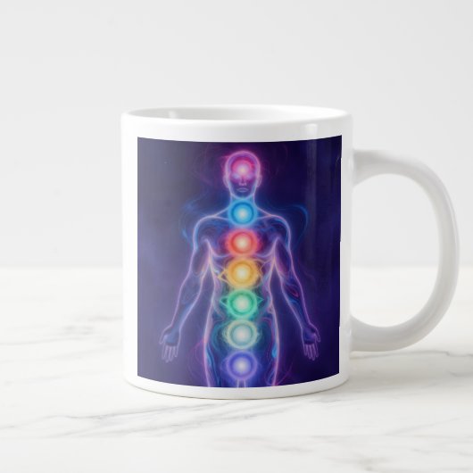  The 7 Chakras Jumbo-Tasse (Rechts)