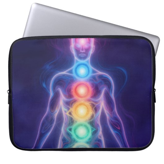  The 7 Chakras Laptopschutzhülle (Vorderseite)