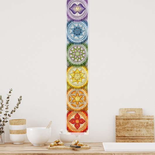 The 7 Chakras Poster (Küche)
