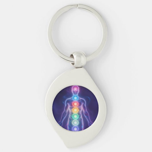 The 7 Chakras Schlüsselanhänger (Vorderseite)