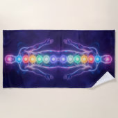 The 7 Chakras Strandtuch (Vorderseite)
