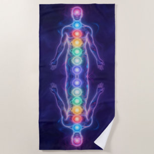 The 7 Chakras Strandtuch