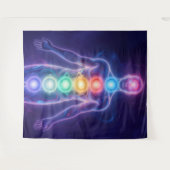  The 7 Chakras Wandteppich (Vorderseite (Horizontal))