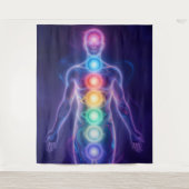  The 7 Chakras Wandteppich (Vorderseite)