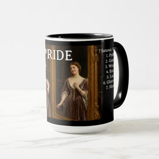 The 7 Satanic Virtues: Pride Tasse (VorderseiteRechts)
