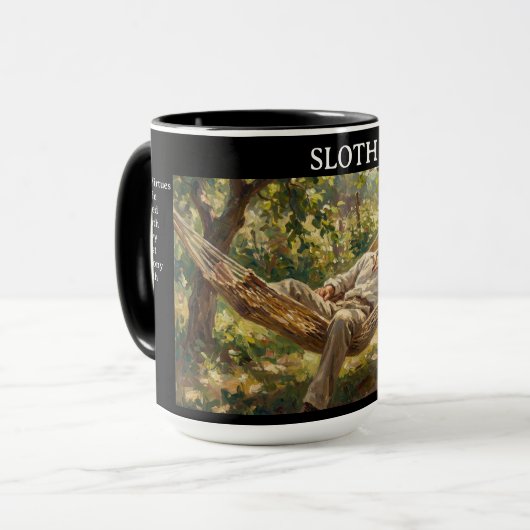 The 7 Virtues of Satan: Sloth Tasse (Vorderseite Links)