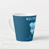 The A Boys Baby Showroom Party News Baby Geschenk Milchtasse (Linke Ecke)
