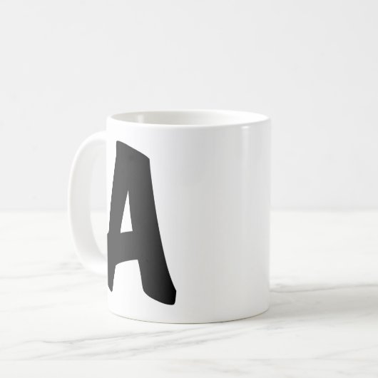 The "A" Mug Kaffeetasse (Vorderseite Links)