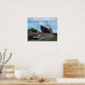 The Abandoned TSS Duke of Lancaster Ship Poster (Küche)