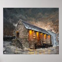 The Abbey Pub, Darley Abbey, Derby - Poster