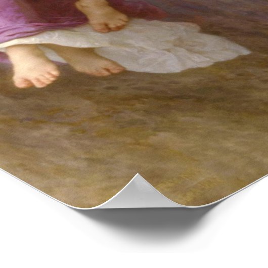 The abduction of Psyche – William Bouguereau  Post Poster (Ecke)