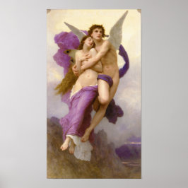 The abduction of Psyche – William Bouguereau  Poster