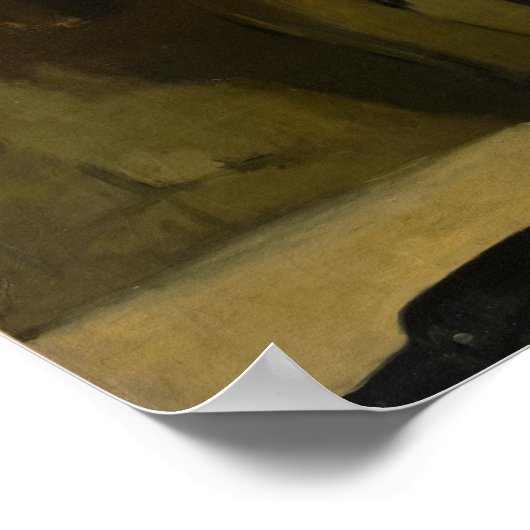 The Absinthe Drinker by Manet - Poster (Ecke)