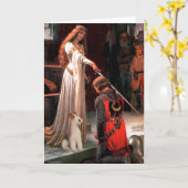 The Accolade - Wire Fox Terrier #4 Karte (Gelbe Blume)