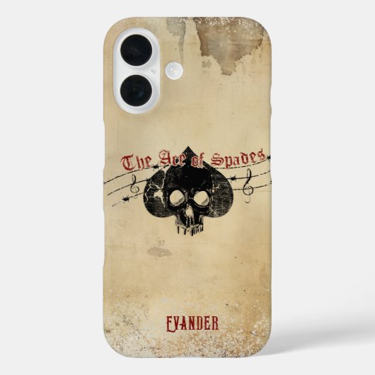 The Ace of Spades Case-Mate iPhone-Hülle iPhone Hülle (Rückseite)