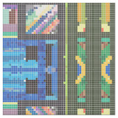 The Acrylic Geometric Corner Stoff (Nahaufnahme)