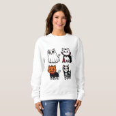 The Adorable Halloween Kittens Sweatshirt (Vorne ganz)