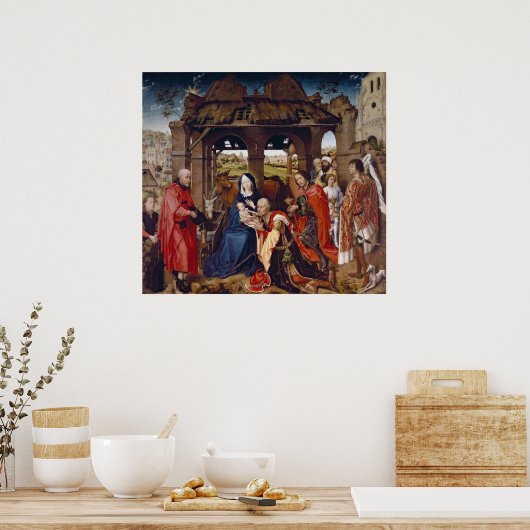The Adoration of the Magi, c.1455 Poster (Küche)