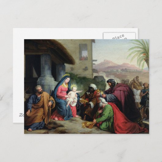 The Adoration of the Magi, c.1833-36 Postkarte (Vorne/Hinten)