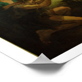 The Adoration of the Shepherds, 1725 Poster (Ecke)