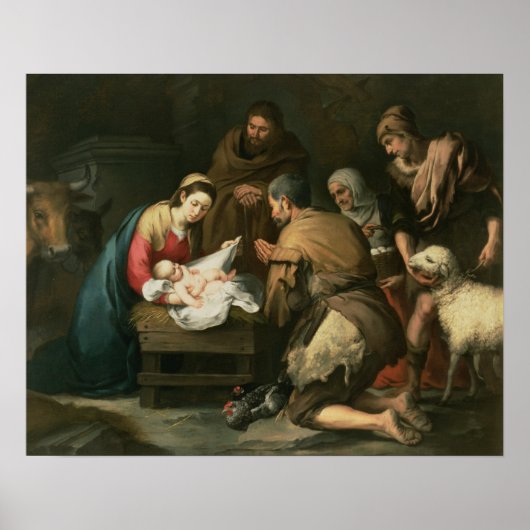 The Adoration of the Shepherds, c.1650 Poster (Vorne)
