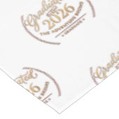 The Adventure Begins 2026 Table Runner / Mantel Tischdecke (Schrägansicht)