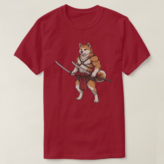 The adventure of the Akita gladiator dog  T-Shirt (Design vorne)